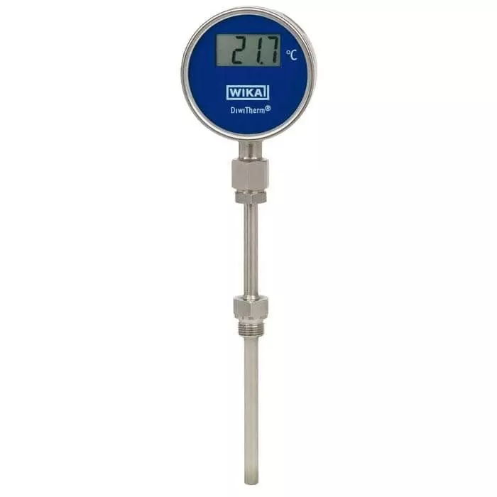 WIKA TR75 Series RTD Sensor G 1/2 +199.9°C Max, 48727987