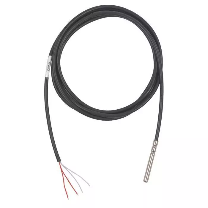 WIKA RTD Sensor 3 Wire M12 F 0.3 +105°C Max, 48706108