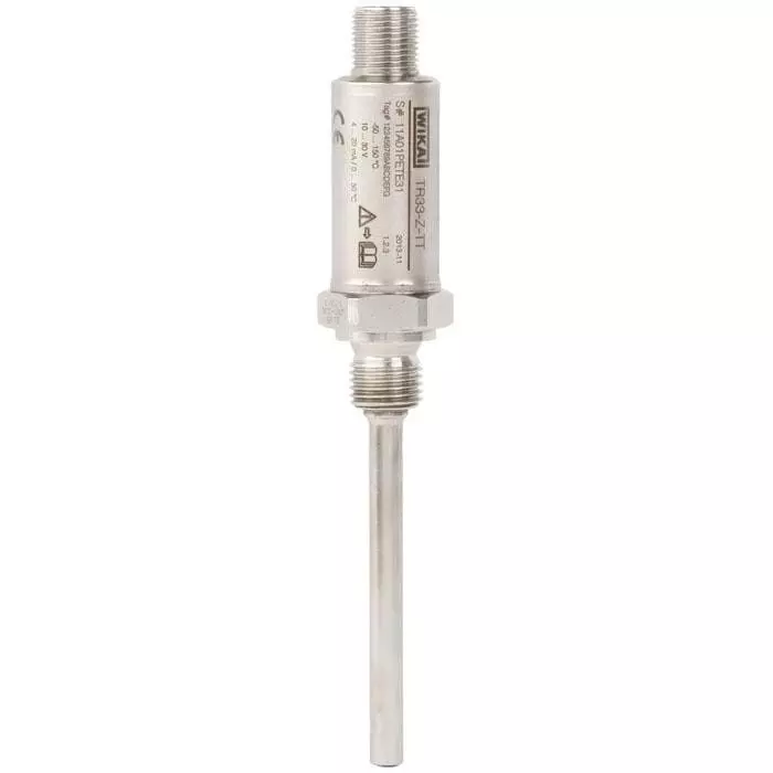 WIKA RTD Sensor 3mm Dia 25mm Long 3 Wire M12 +150°C Max, 48703855