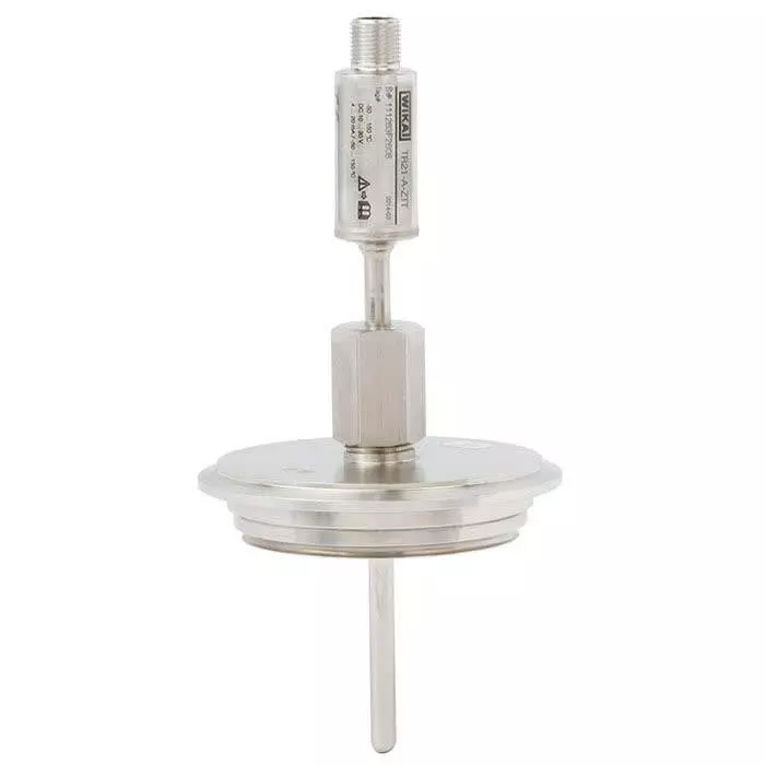 WIKA RTD Sensor 3 Wire M12 +150°C Max, 48692643