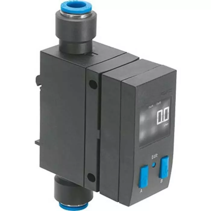 Festo SFAB Series Flow Rate Measurement Flow Sensor, 6 L/min Min, 600 L/min Max, SFAB-600U-WQ10-PNLK-PNVBA-M12