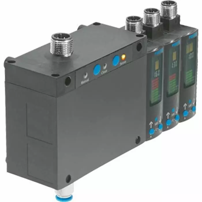 Festo SOPA Series Air Gap Sensor Airflow Sensor for Air, SOPA-CM3H-R1-HQ6-PNLK-VB-M12