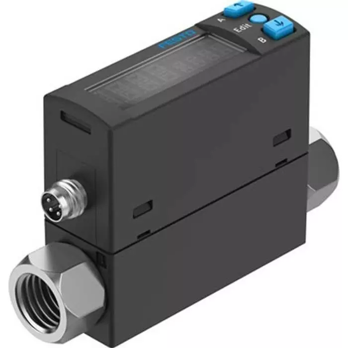 Festo SFAH Series Flow Rate Measurement Flow Sensor, 2 L/min Min, 100 L/min Max, SFAH-100B-G14FS-PNLK-PNVBA-M8