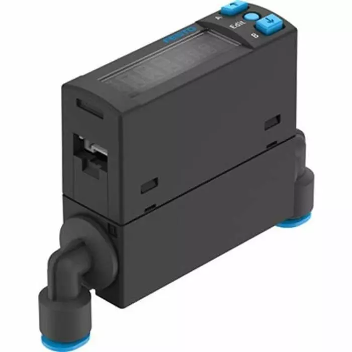 Festo SFAH Series Flow Rate Measurement Flow Sensor, 1 L/min Min, 50 L/min Max, SFAH-50U-Q6AR-PNLK-PNVBA-L1