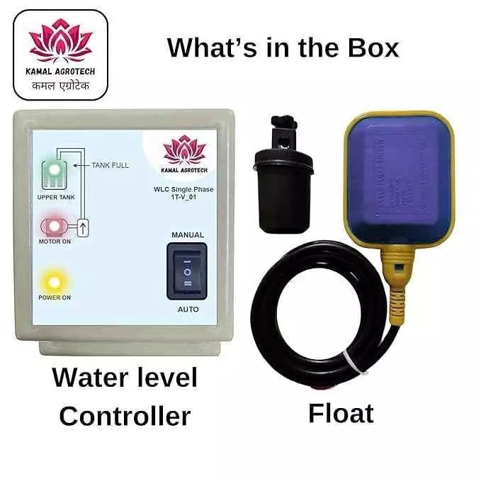 kamal-agrotech-230v-metal-plastic-single-phase-automatic-water-level-controller-with-float-switch-sensor