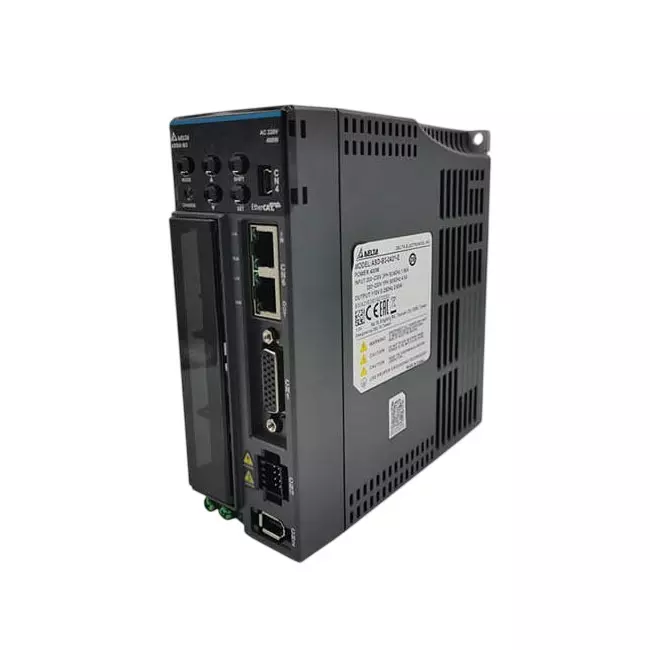 Delta ASD-B3A Series 2 kW AC Servo Drive 220 V Three Phase and 13.4 A Continuous Output Current, ASD-B3A-2023-E