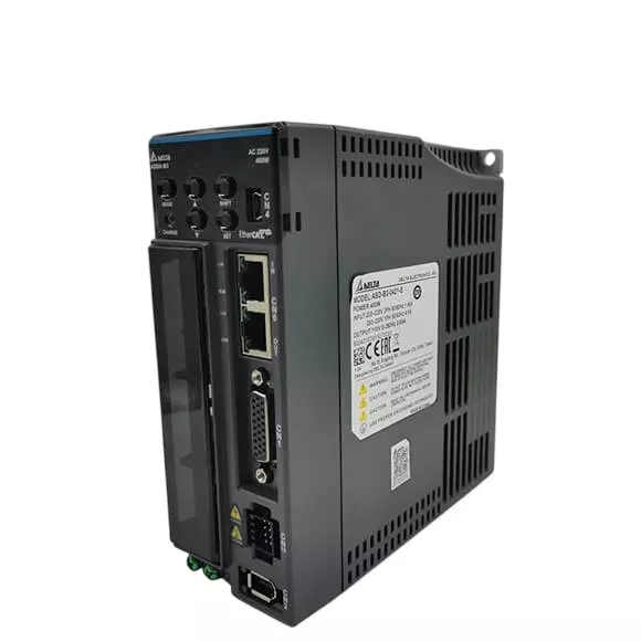 Delta ASD-B3 Series 0.2 kW AC Servo Drive 220 V Single/Three Phase and 1.55 A Continuous Output Current, ASD-B3-0221-L