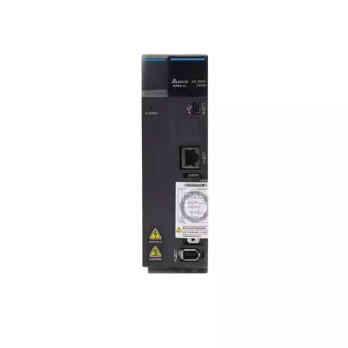 Delta ASD-A3 Series 0.75 kW AC Servo Drive 220 V Single/Three Phase and 5.1 A Continuous Output Current, ASD-A3-0721-E
