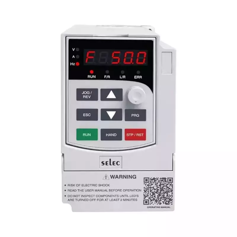 SELEC VFD-SH AC Drive 25 HP Power Build in Display, VFD-SH-3-250-B-415V
