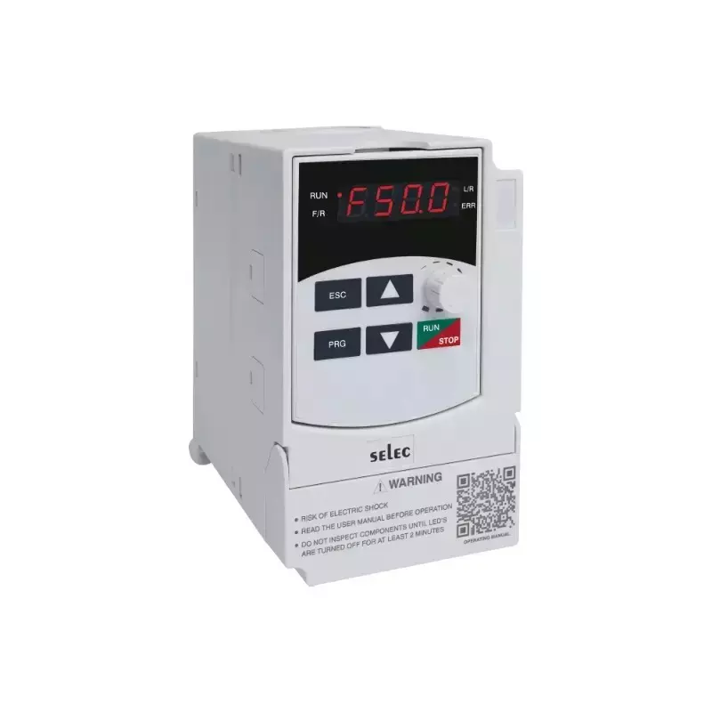 SELEC VFD-S AC Drive 0.25 HP Power 0/4–20 mA Build in Display, VFD-S-1-002-230V