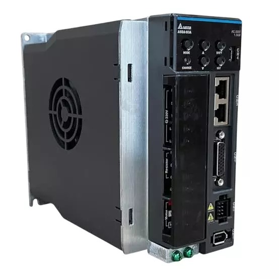 Delta ASD-B3A Series 1.5 kW AC Servo Drive 220 V Single/Three Phase and 8.3 A Continuous Output Current, ASD-B3A-1521-M
