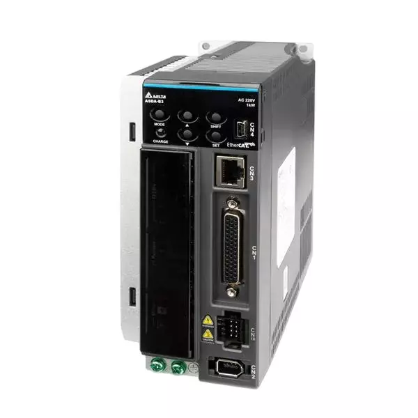 Delta ASD-B3A Series 0.4 kW AC Servo Drive 220 V Single/Three Phase and 2.65 A Continuous Output Current, ASD-B3A-0421-E