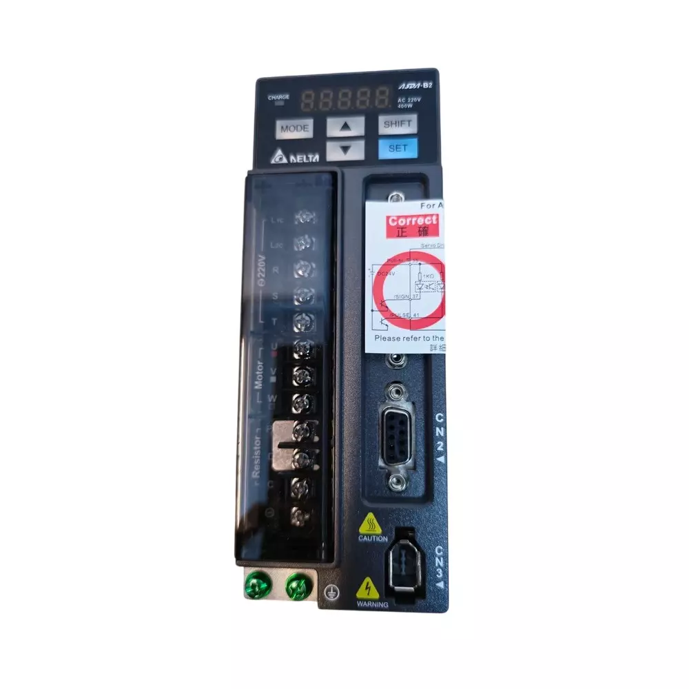 Delta ASD-A3 Series 1.5 kW AC Servo Drive 400 V Three Phase and 12.6 A Continuous Output Current, ASD-A3-1543-M