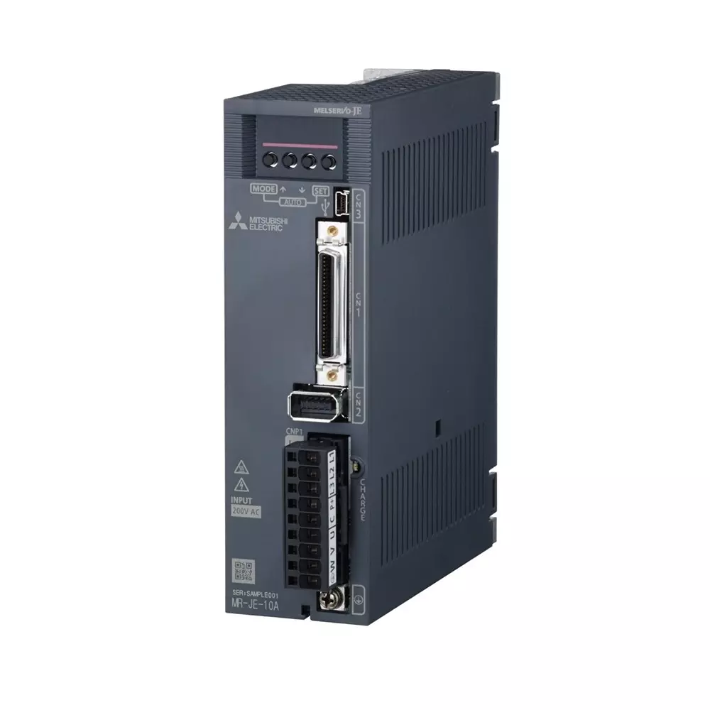 Mitsubishi Electric 0.1 kW Digital AC-Servo Amplifier MR-JE Type MELSERVO-JE Series and 1 Axis, MR-JE-10A