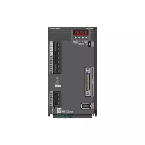 Mitsubishi Electric 2 kW Digital AC-Servo Amplifier Safety Version MR-JE Type MELSERVO-JE Series and 1 Axis, MR-JE-200AS