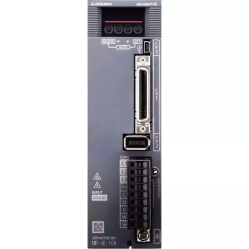 Mitsubishi Electric Servo Amplifier with 750 W Active Power, RS-485 Communication Protocol and 200 V AC Rated Voltage, MR-JE-70AS