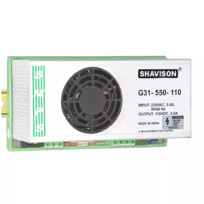 Shavison SMPS 220-360 V DC 5 A Metal Enclosure 50-60 Hz for Industrial Use, G31-550-110