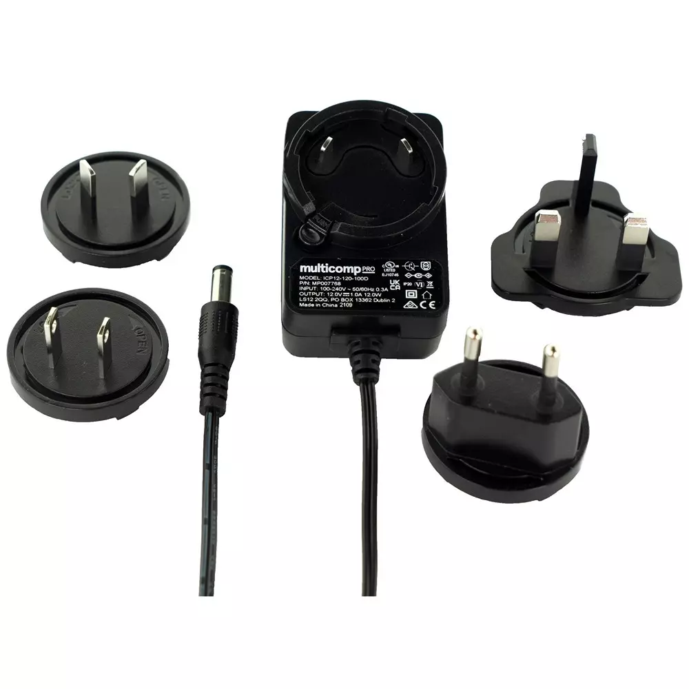 MULTICOMP PRO AC/DC Power Supply 1 Output 24 VDC 12 W, MP007769