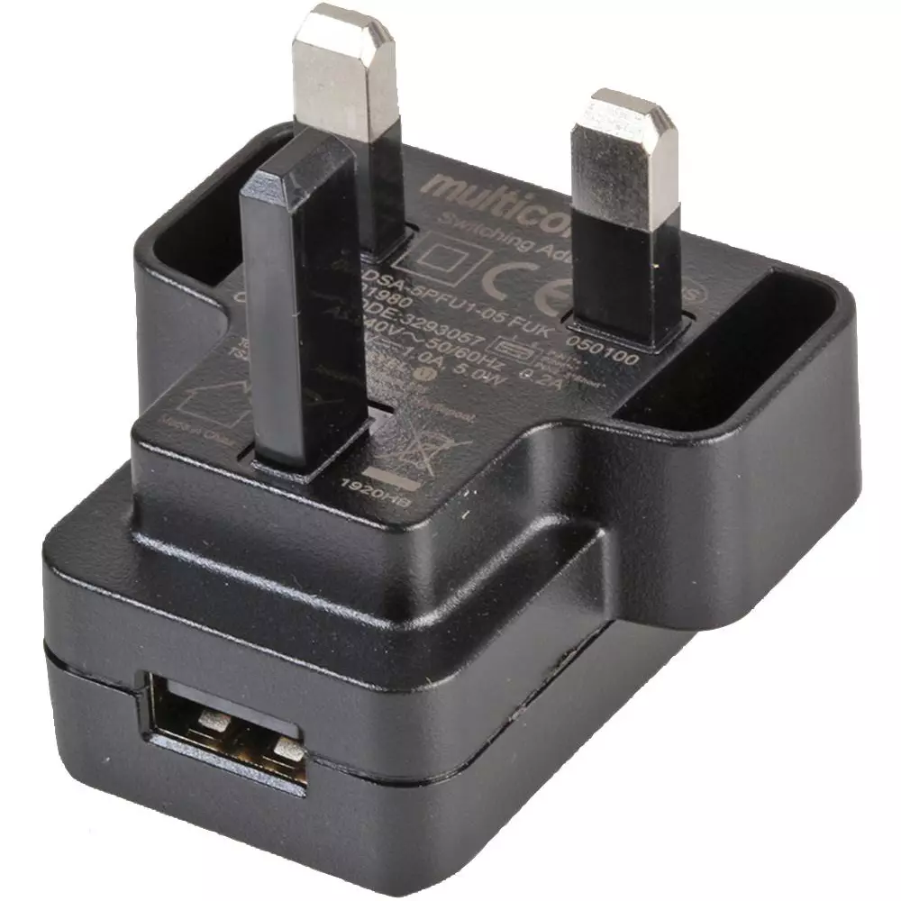 MULTICOMP PRO AC/DC Power Supply 1 Output 5 VDC 5 W, MP001980