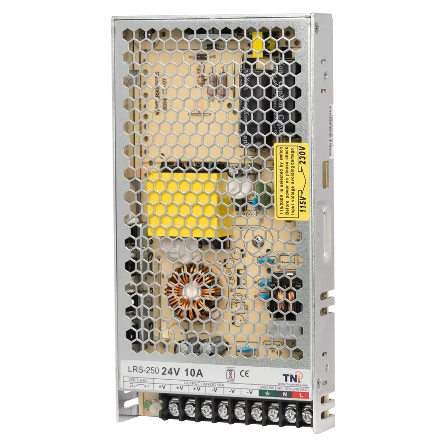 TNI 250 W Switch Mode Power Supply Single Volt Series 24 V Rating, 10 A Current and Size 215x115x30 mm, LRS-250-24