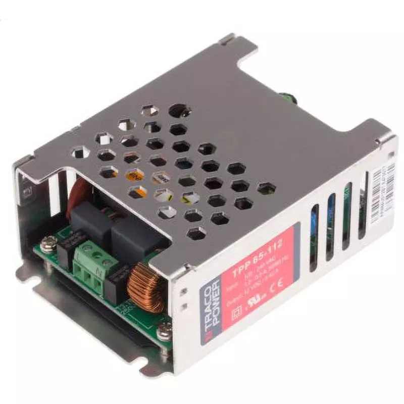 TRACO POWER Switching Power Supply 12 V DC Voltage 65 W Rated Power, TPP 65-112