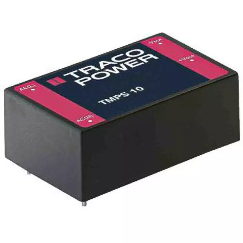 TRACO POWER Switching Power Supply 9 V DC Voltage 10 W Rated Power, TMPS 10-109