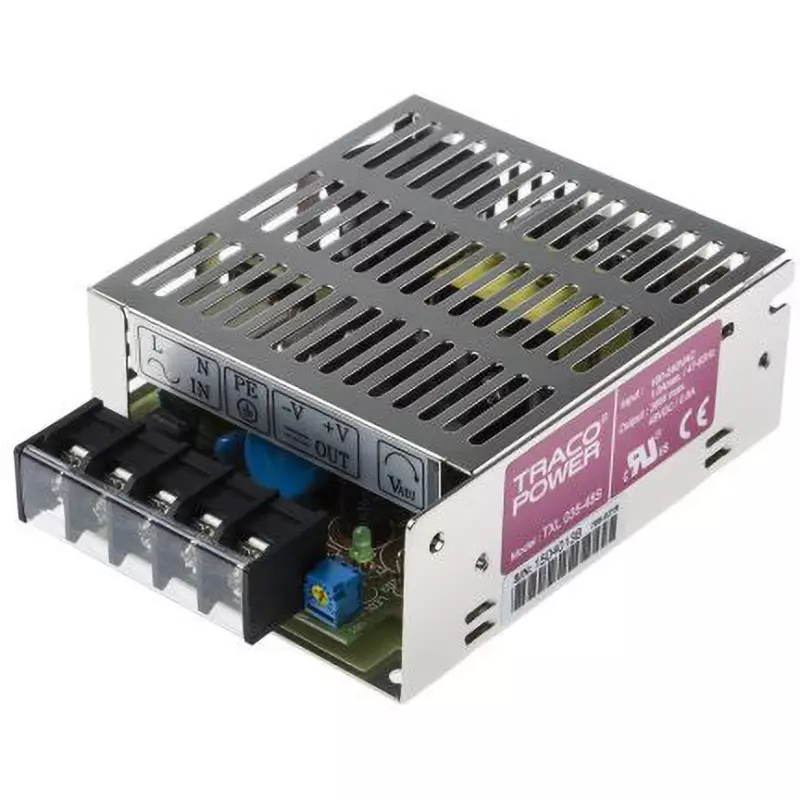 TRACO POWER Switching Power Supply 48 V DC Voltage 35 W Rated Power, TXL 035-48S