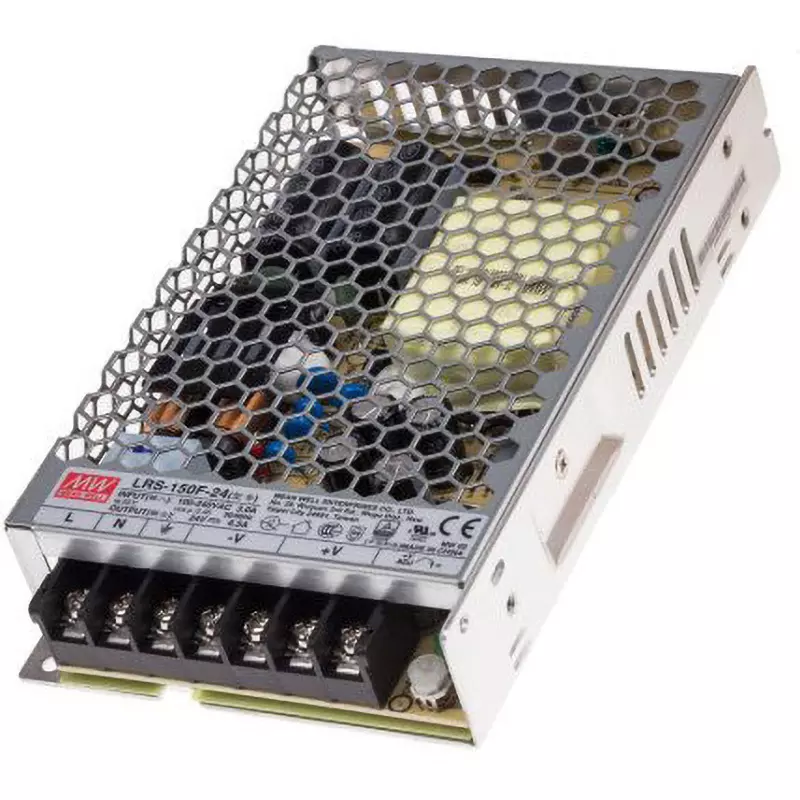 Mean Well Switching Power Supply 120 to 370 V DC, 85 to 264 V AC Input Voltage, LRS-150F-24RS