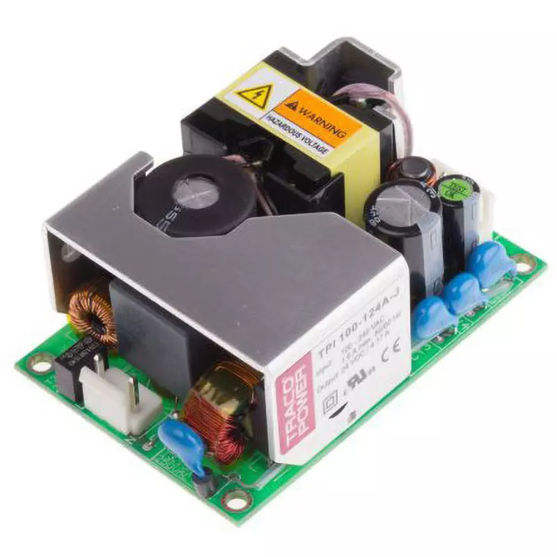 TRACO POWER Switching Power Supply 24 V DC Voltage 100 W Rated Power, TPI 100-124A-J