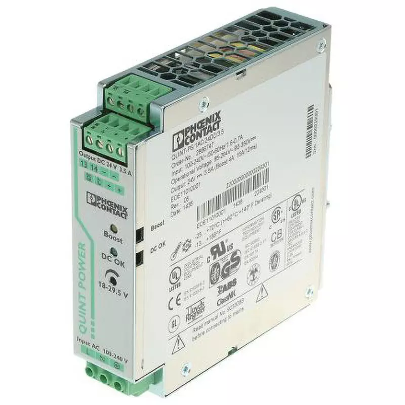 PHOENIX Switching Power Supply 84 W Rated Power 24 V DC, 2866747