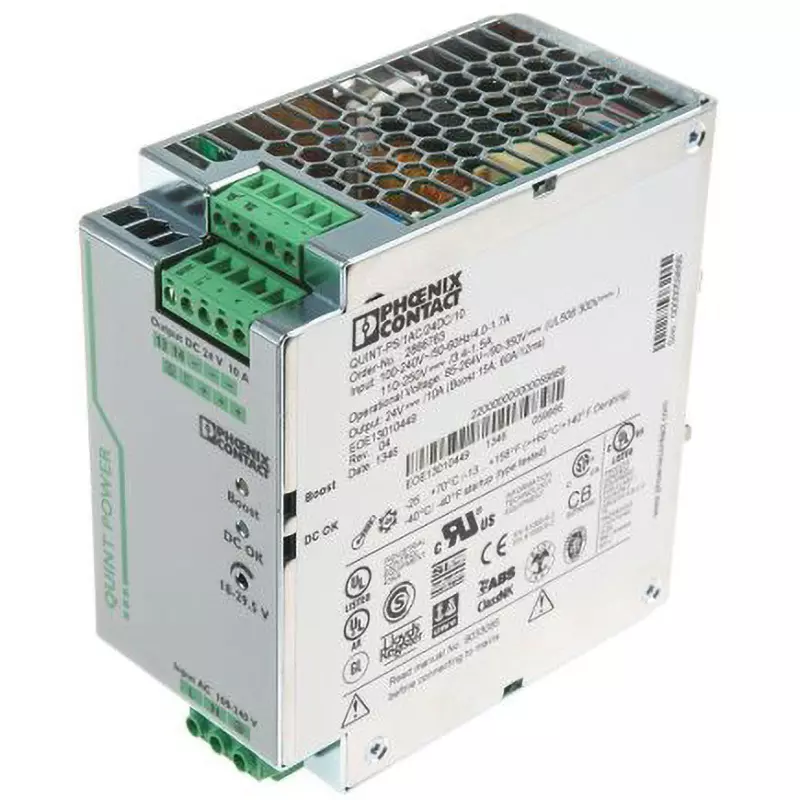 PHOENIX Switching Power Supply 240 W Rated Power 24 V DC, 2866763