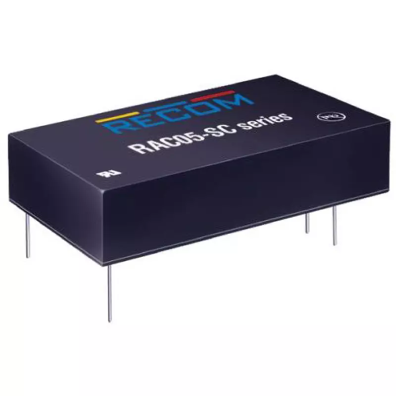 RECOM Switching Power Supply 5 W Rated Power 1000 mA Output Current, RAC05-05SC (Pack of 10)