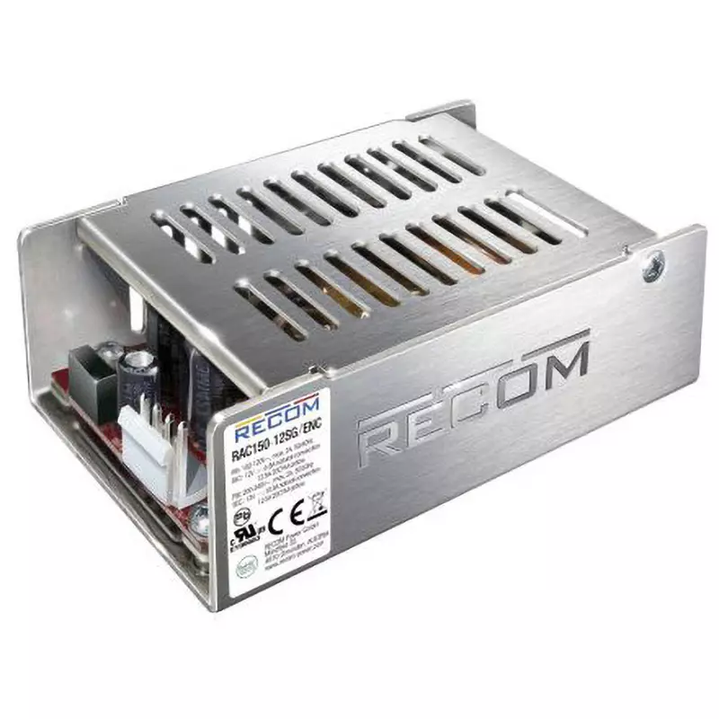 RECOM Switching Power Supply 150 W Rated Power 12500 mA Output Current, RAC150-12SG/ENC
