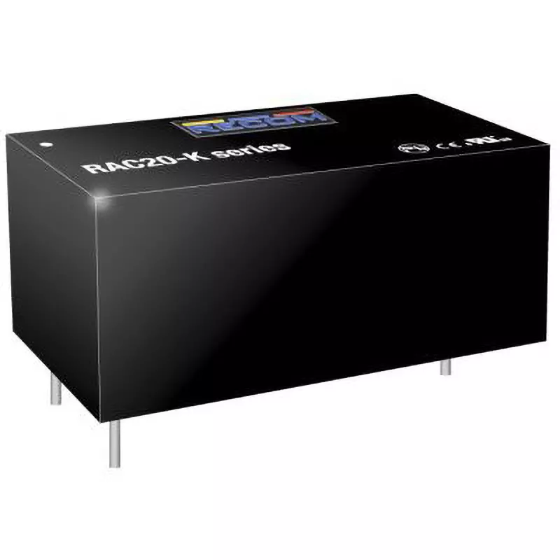 RECOM Switching Power Supply 20 W Rated Power 4000 mA Output Current, RAC20-05SK (Pack of 15)