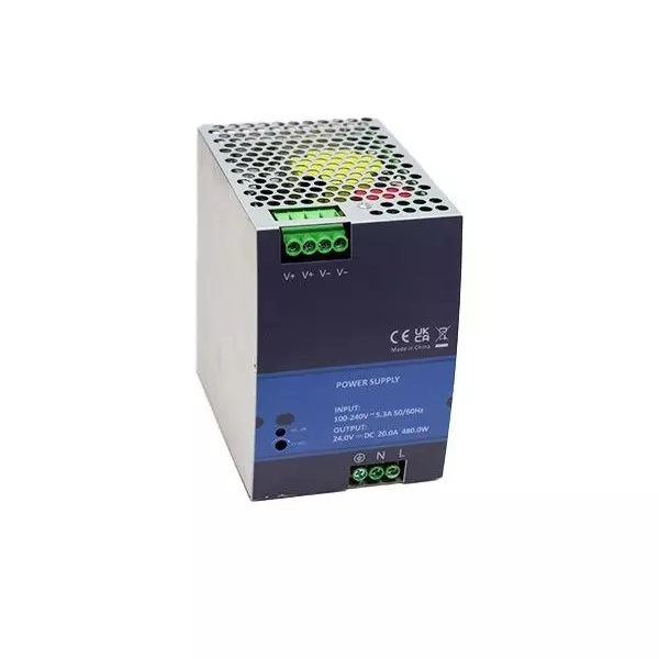 RS PRO Power Supplly 129 mm 85.5 mm DIN Rail Mount 125 mm, 2840492