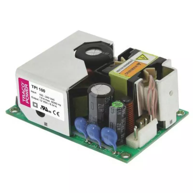 TRACO POWER Switching Power Supply 12 V DC Voltage 100 W Rated Power, TPI 100-112A-J