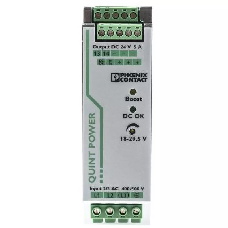 PHOENIX Switching Power Supply 120 W Rated Power 24 V DC, 2866734
