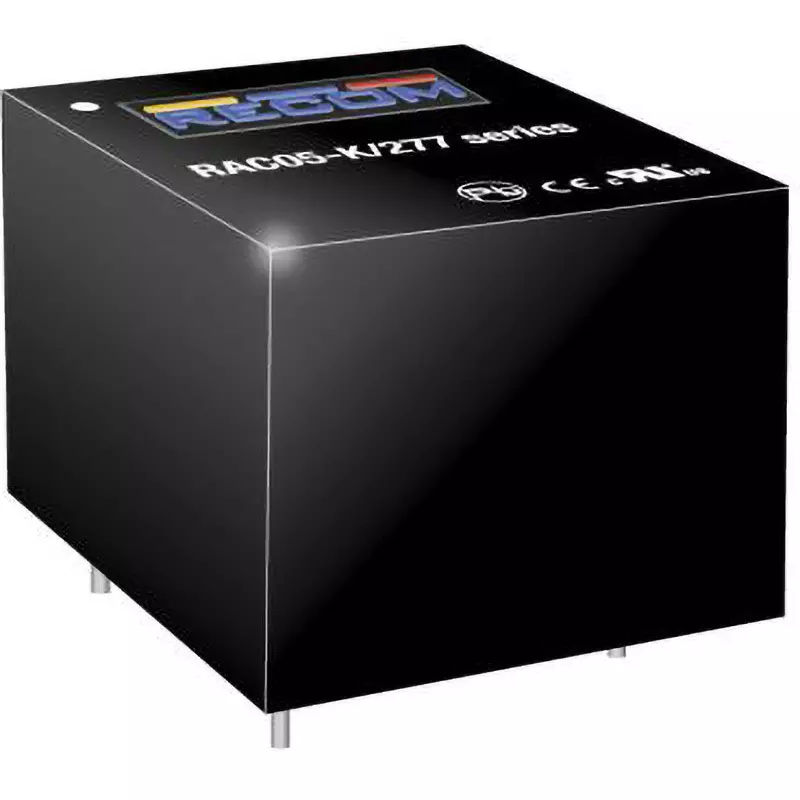 RECOM Switching Power Supply 5 W Rated Power 416 mA Output Current, RAC05-12SK/277