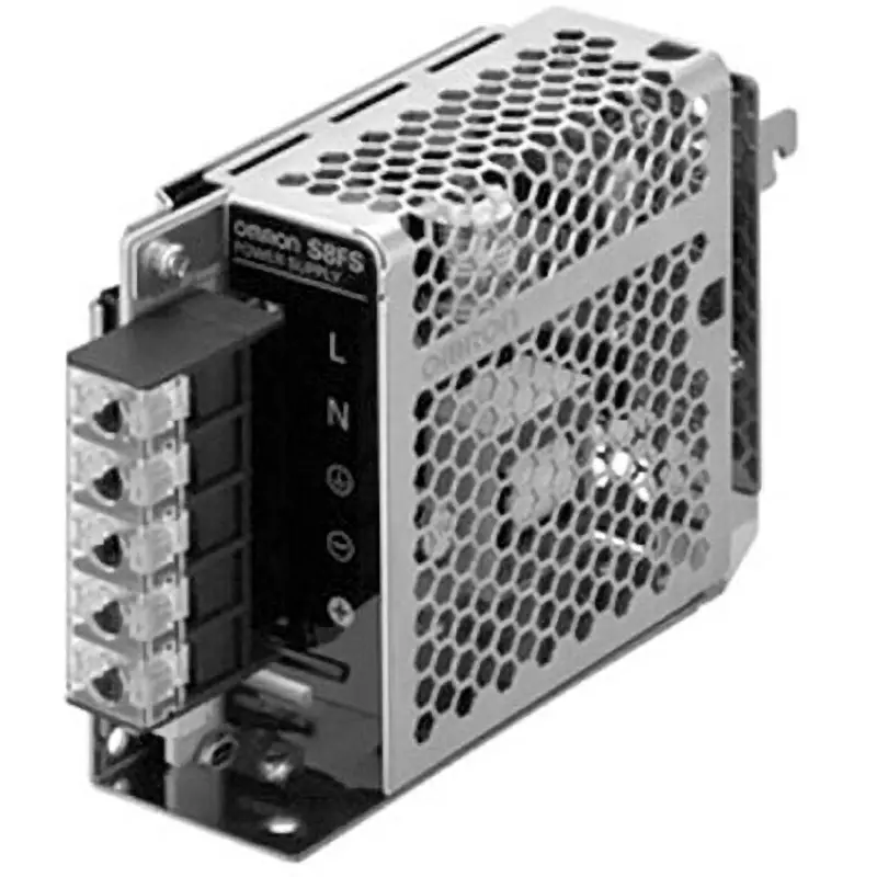 Omron Switching Power Supply with Cover/Din Rail Mounting S8FS-G Terminal Block, S8FS-G30024CD-500