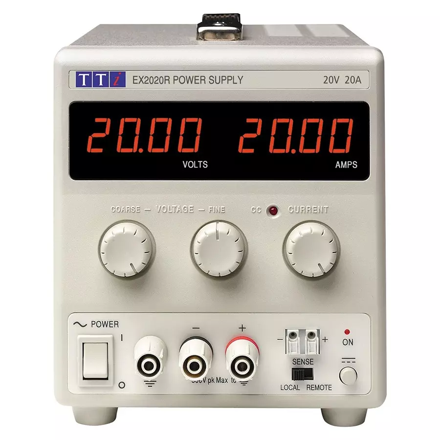 AIM-TTI INSTRUMENTS Power Supply, 1Ch, 20V, 20A, Adjustable, EX2020R