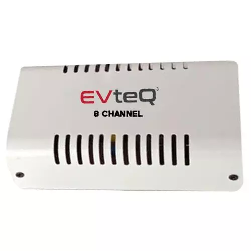 EVTeq Power Supply Unit White Metal 3 A to 6 A 100–300 V AC for CCTV Systems Use, EV-PS-1208-MS