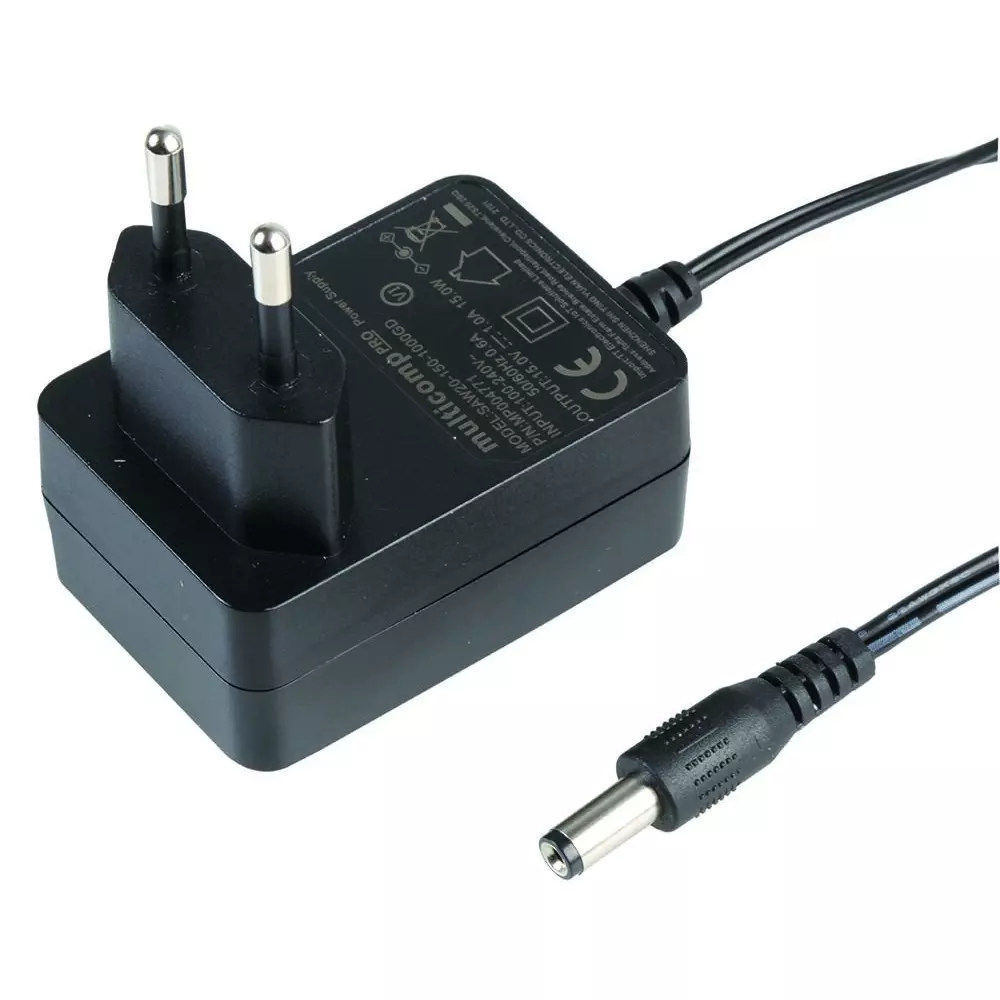 MULTICOMP PRO AC/DC Power Supply 1 Output 15 VDC 15 W, MP004771