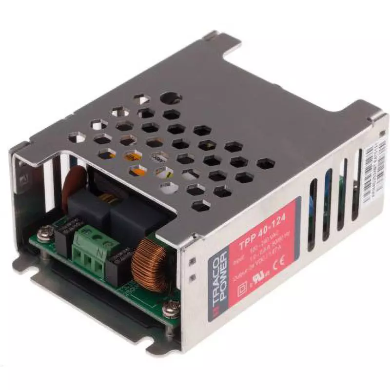 TRACO POWER Switching Power Supply 24 V DC Voltage 40 W Rated Power, TPP 40-124
