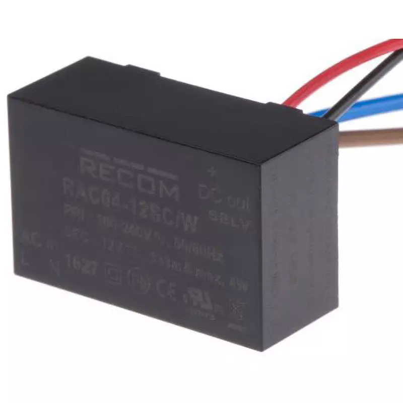 RECOM Switching Power Supply 4 W Rated Power 333 mA Output Current, RAC04-12SC/W