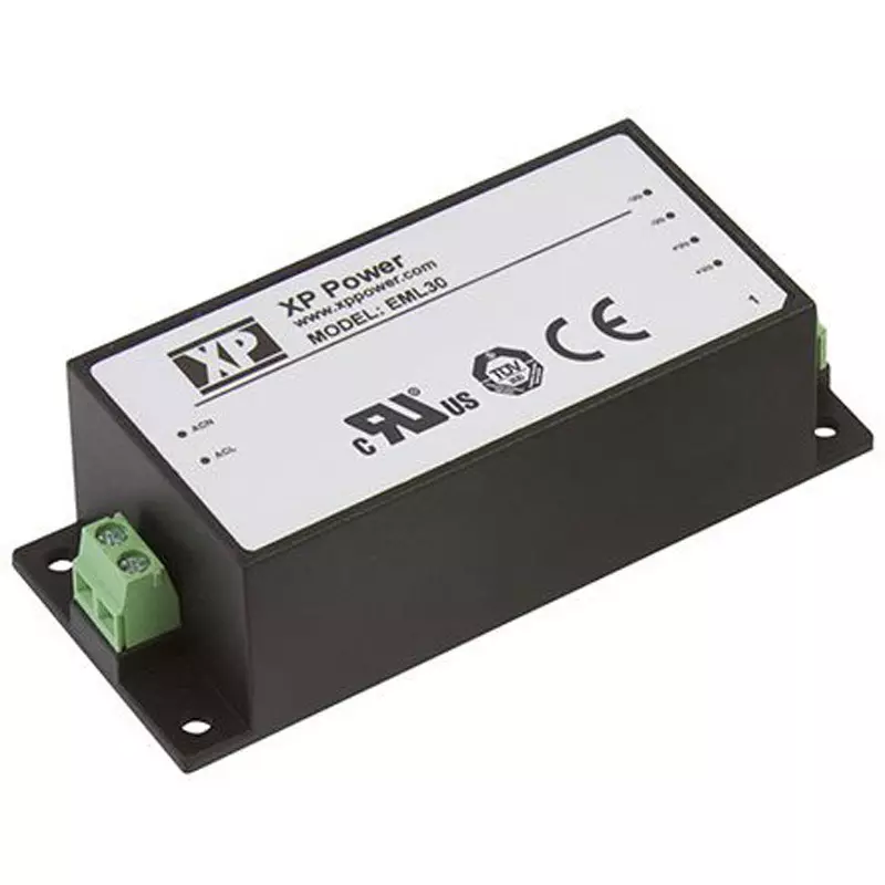 XP POWER Switching Power Supply 30 W Rated Power 9 V DC, EML30US09-S