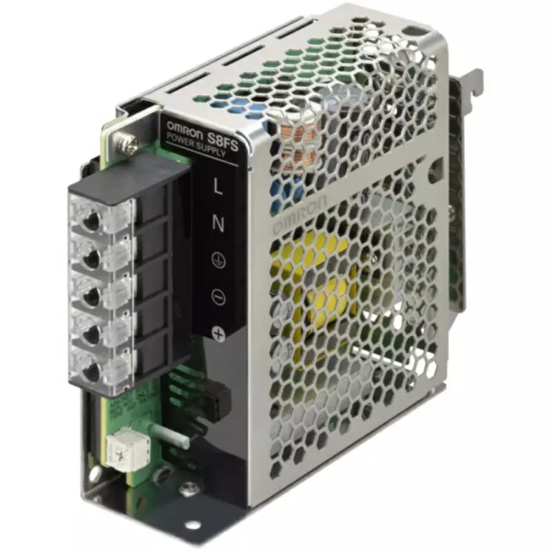 Omron Switching Power Supply with Cover/Din Rail Mounting S8FS-G Terminal Block, S8FS-G05012CD
