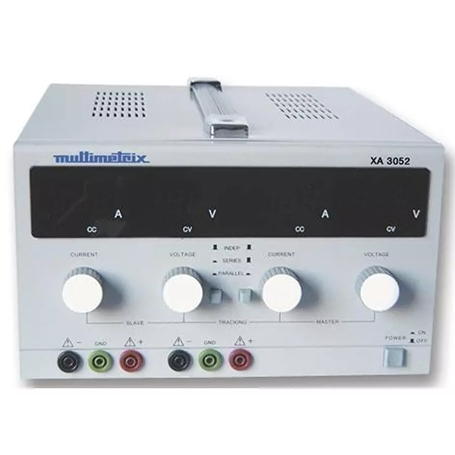 MULTIMETRIX Power Supply, 2Ch, 30V, 5A, Adjustable, XA3052