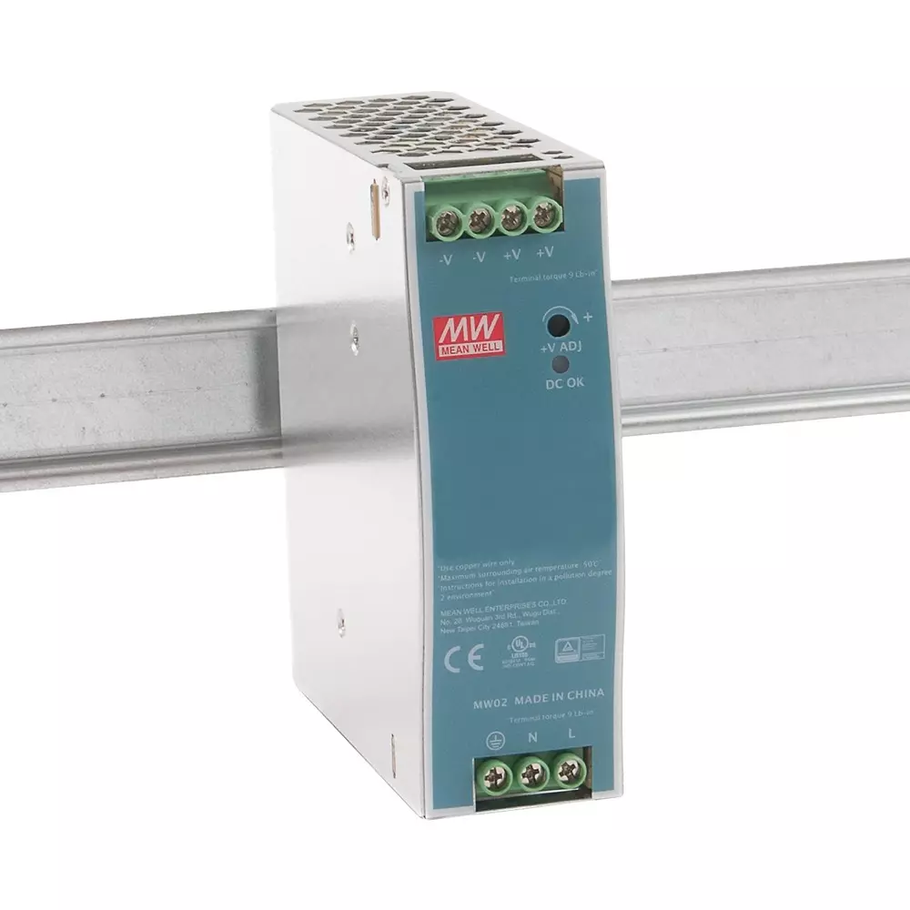 Mean Well AC-DC Power Supply 1 Output 10 Amp Current 12 V DC, EDR-120-12