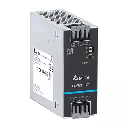 DELTA ELECTRONICS AC-DC Power Supply 1 Output 240 W Maximum Output Power, DRF-24V240W3GTA