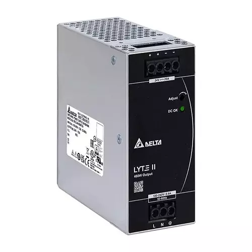 DELTA ELECTRONICS AC-DC Power Supply 1 Output 480 W Maximum Output Power, DRL-24V480W1ENA